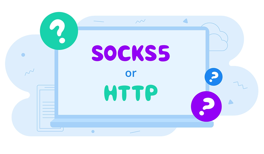 Difference between HTTP and SOCKS5