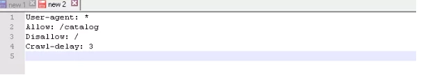 Robots.txt set the Crawl-delay rule
