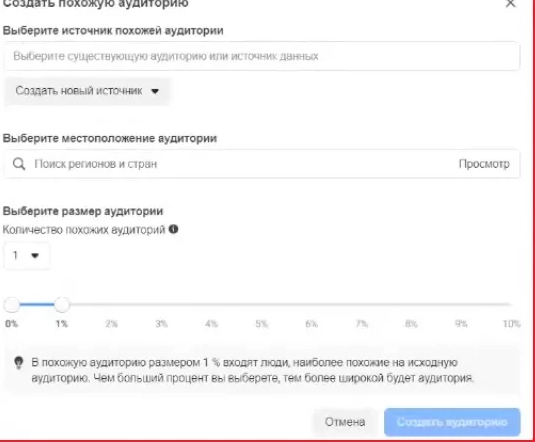 Creating a Lookalike Audience