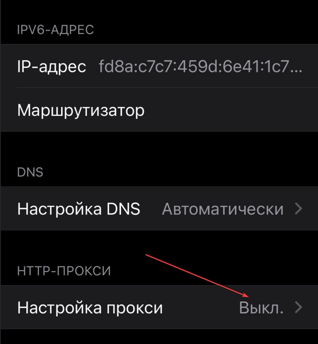 Как настроить прокси на iPhone и iPad