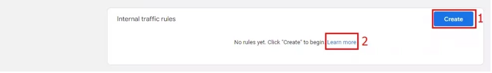 Google Analytics 4 create rules