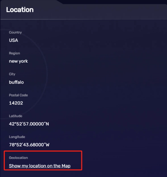 BrowserScan результаты проверки геолокации