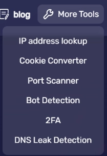 BrowserScan additional tools