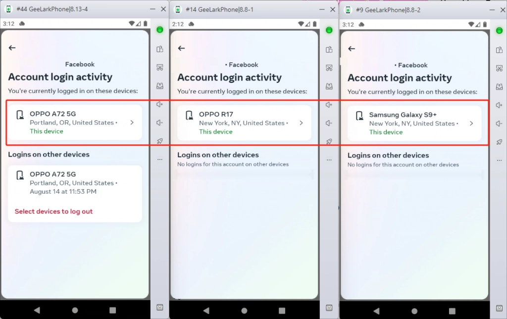 The IP address is determined by the proxy server you set up