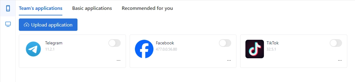 Download application