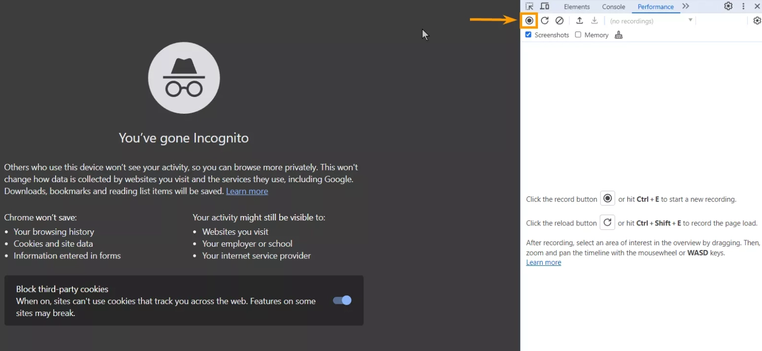INP Check via CrUX: Launch the event tracking process