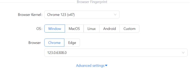 Omnilogin: setting up digital fingerprint parameters
