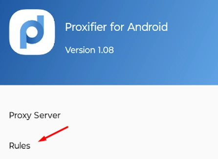 Proxifier activate rules for working with proxies