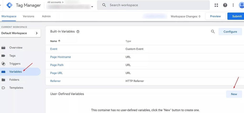 Google Tag Manager: creating a new tag