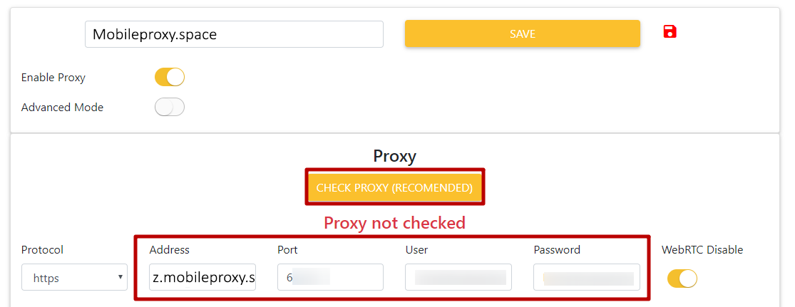 Socks5Браузер Аezakmi сделан на основе chromium, он не поддерживает авторизацию по логин и пароль у socks5. Если же вы хотите воспользоваться данным типом p...