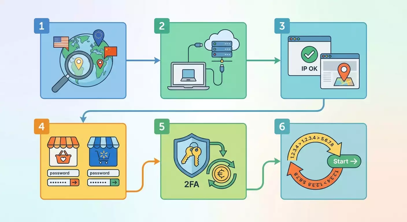 Etsy and Walmart Seller: How to Set Up Mobile Proxies for Sellers from CIS — Step-by-Step Guide