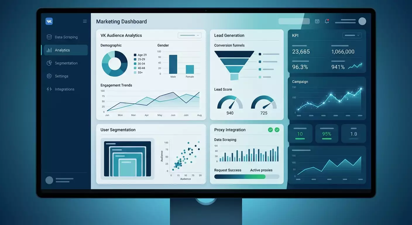 VKParser: парсинг ВКонтакте для сбора аудитории, лидогенерации и таргетинга