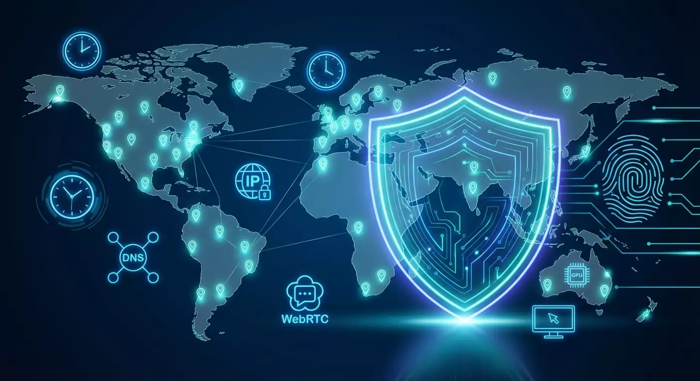 Проверка анонимности прокси: полное руководство по Consistency Checker (WebRTC, DNS, таймзона, язык, fingerprint)